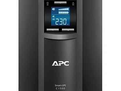 Новый ибп APC Smart-UPS C 1500 ва, жк-экран, 230 В