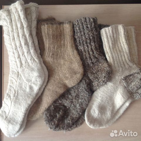 Продаю носки из овечьей и собачьей шерсти