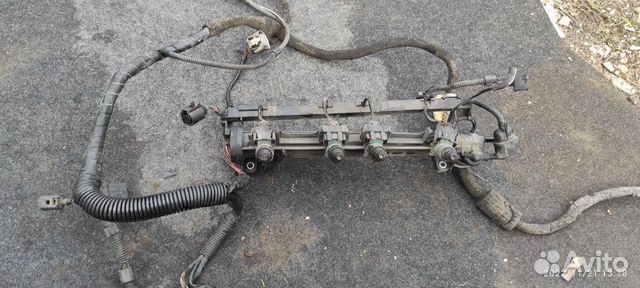 Топливная рампа skoda octavia tour a4, двс 1.6