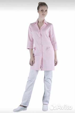 Медицинский халат - платье женский