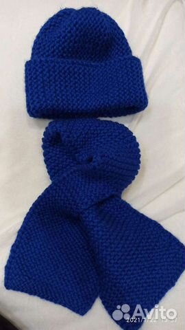 Комплект шапка и шарф