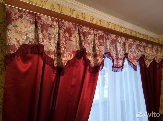 Шторы +ламбрекен