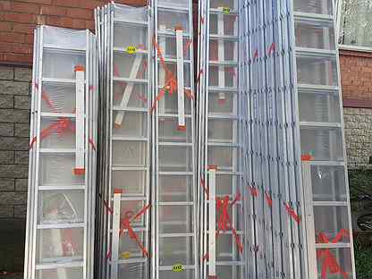 Лестницы-стремянки алюминиевые sarayli трансформер