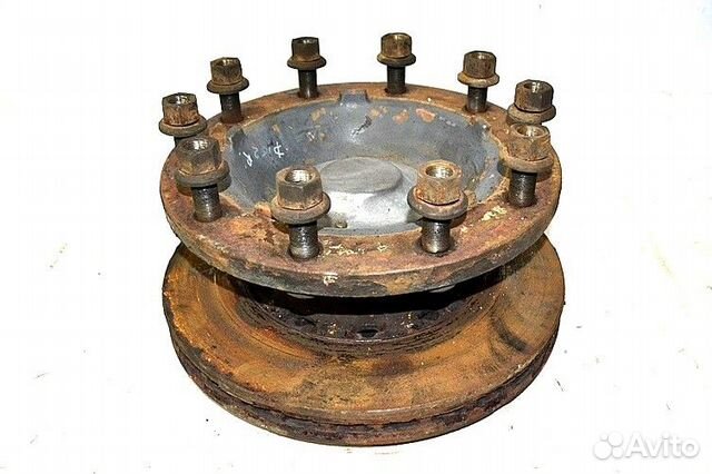 Ступица, дисковые тормоза, передний мост, правая D