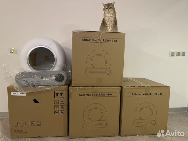 Автоматический лоток туалет для кошек Tonepie