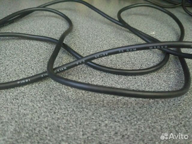 Av, видео кабель 1rca тюльпан