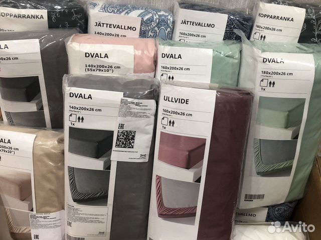 Простынь. постельное бельё Икеа