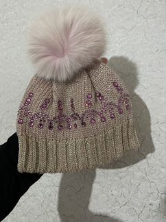 Шапка со стразами