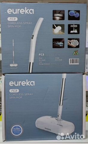 Eureka cordless spray fc3 spin mop