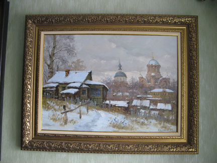 Большая авторская картина маслом на холсте