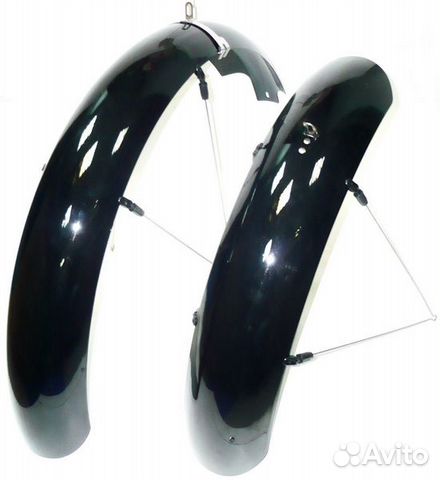 Крылья полные на фэт фэтбайк 26'' металлопластик