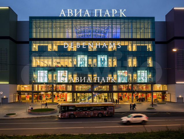 Аренда торгового помещения в ТЦ Авиапарк 130 м²
