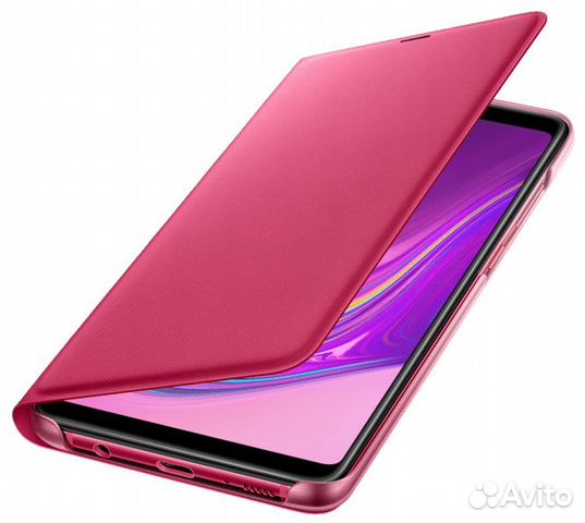 Оригинал Wallet EF-WA920 на Samsung A9 (2018) pink