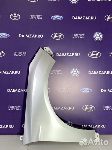 Крыло Форд Фокус 3 Правое Серебристый