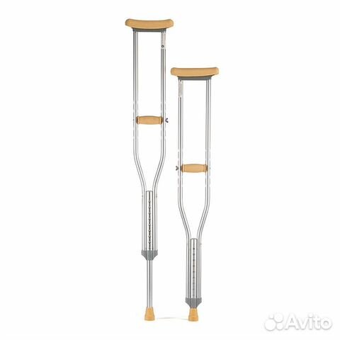 Костыли опорные металические, деревянные