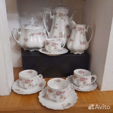 Антикварный чайный сервиз от MZ, Австрия