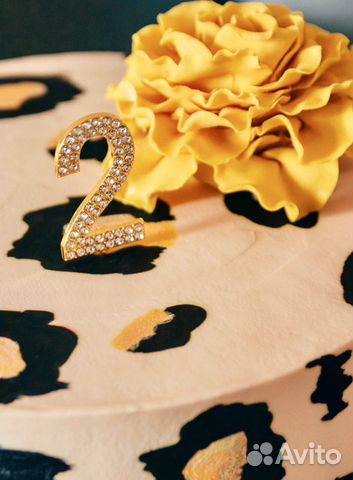 Цифра «2» для тортика