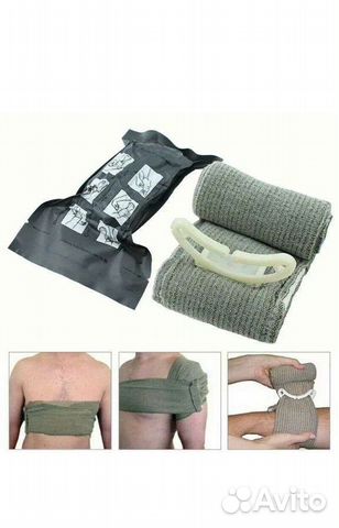 Израильский бандаж 6 дюймов+перчатки латексные