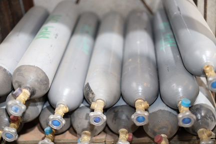 Баллон аргоновый 10 литров (пустой; новый)