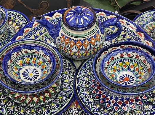 Сервис узбекский ручной работы на 6 персон