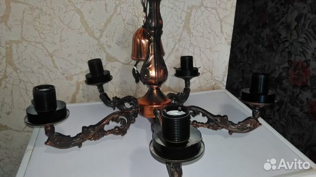 Люстры зик из бронзы периода СССР