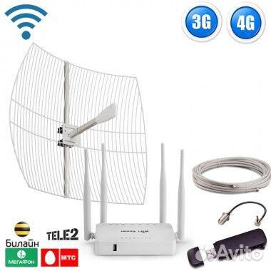 Комплект 4G WiFi Безлимитный Интернет