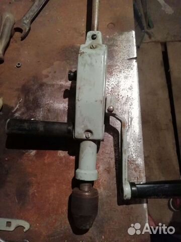 Ручная механическая дрель СССР