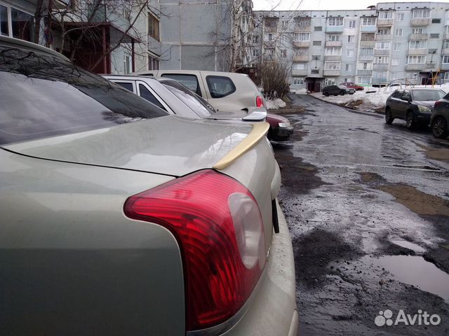 Лип Спойлер Avensis Авенсис 250 под покраску