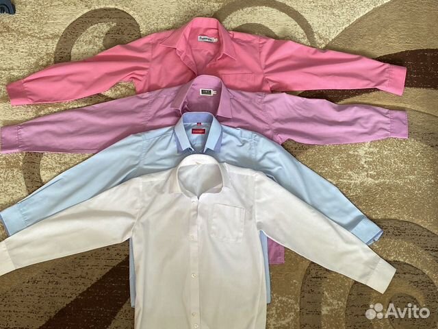 Рубашки 128-134; 140-146