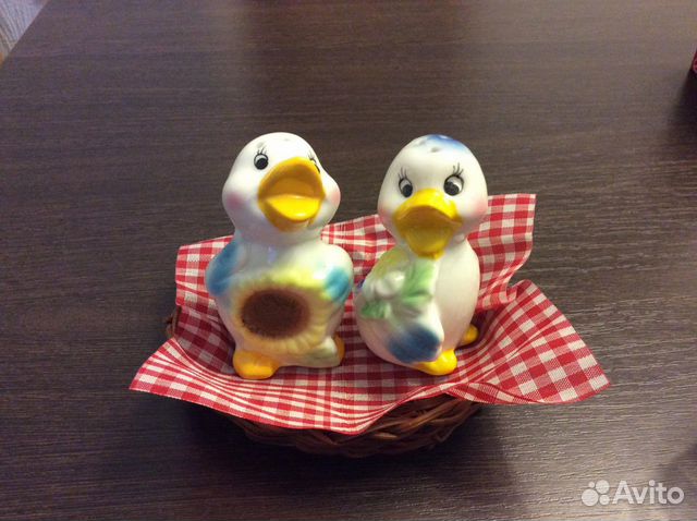 Набор: Солонка с перечницей, новая в упаковке