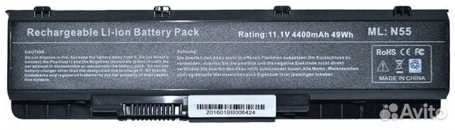 Аккумулятор для ноутбука Asus A32-N55