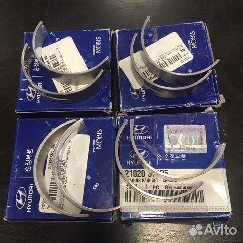 Вкладыши коренные hyundai sonata 5, sаnte fe, tucs