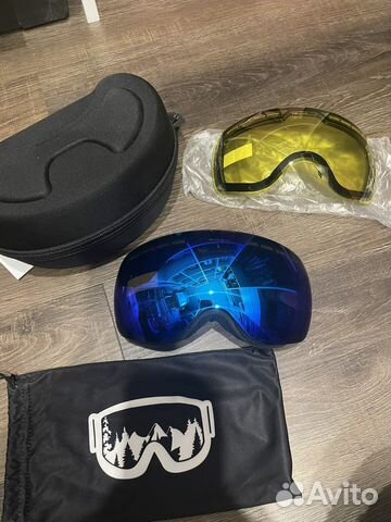 Горнолыжные очки маска горнолыжная