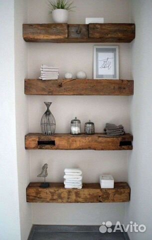 Полки стеллажи массив