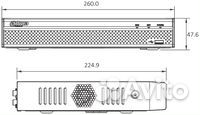 Видеорегистратор Dahua DHI-nvr2104hs-P-4KS2