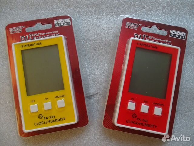 Термометр-гигрометр + часы