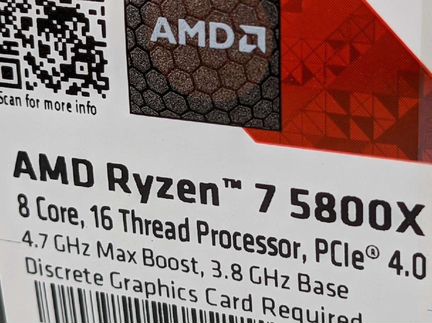 AMD Ryzen 7 5800X Обмен