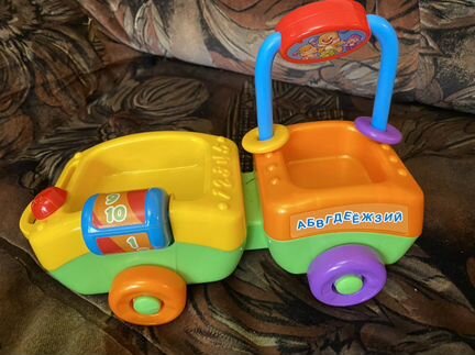 Паровозик с музыкой и счетом фишерпрайс, звуковая