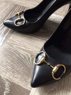 Туфли чёрные Gucci (оригинал) 38,5