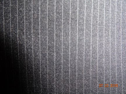 Костюм школьный серый в полоску