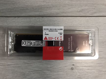 Оперативная память Kingston DDR4 16gb HyperX Fury