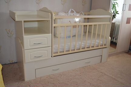 Детская кроватка маяткиу, трансформируется