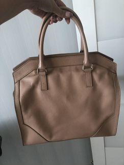 Сумка бежевая, большая. Coccinelle