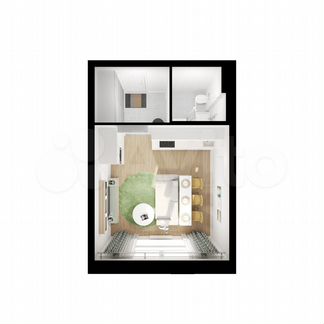 Квартира-студия, 25.8 м², 2/13 эт.