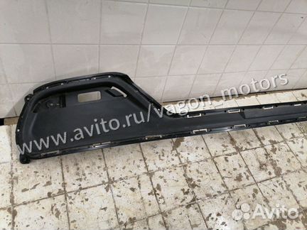 Накладка бампера задняя Kia Ceed 2 Дорестайлинг