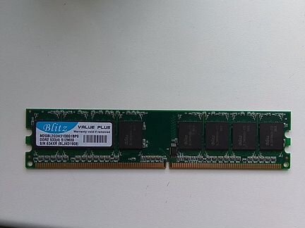 Оперативная память DDR 2, 512 мб, 533 мгц