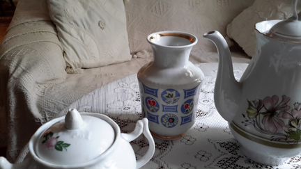 Посуда фарфор СССР кофейник,чашки,молчники,сахарни