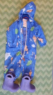 Комбинезон reima с утеплителем 80гр., crocs 7