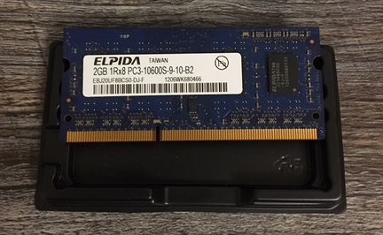 Оперативная память ddr3 в ноутбук