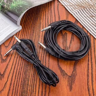 Кабель инструментальный для электрогитары 1,2,3,5м